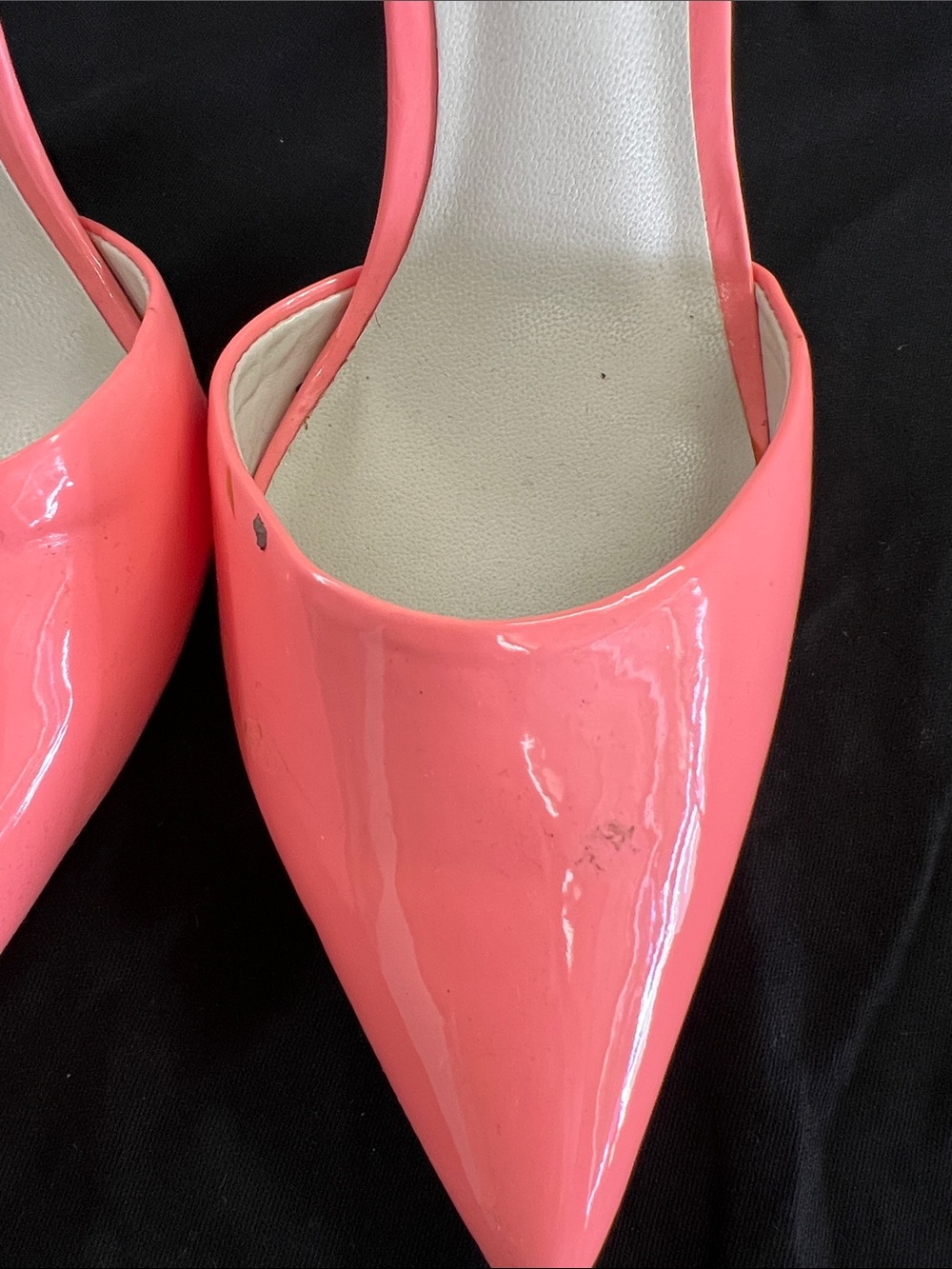 Aldo Coral Patent Pointed-Toe Pumps - Picture 3 of 10